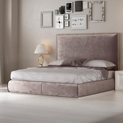 Klass Upholstered Panel Bed King